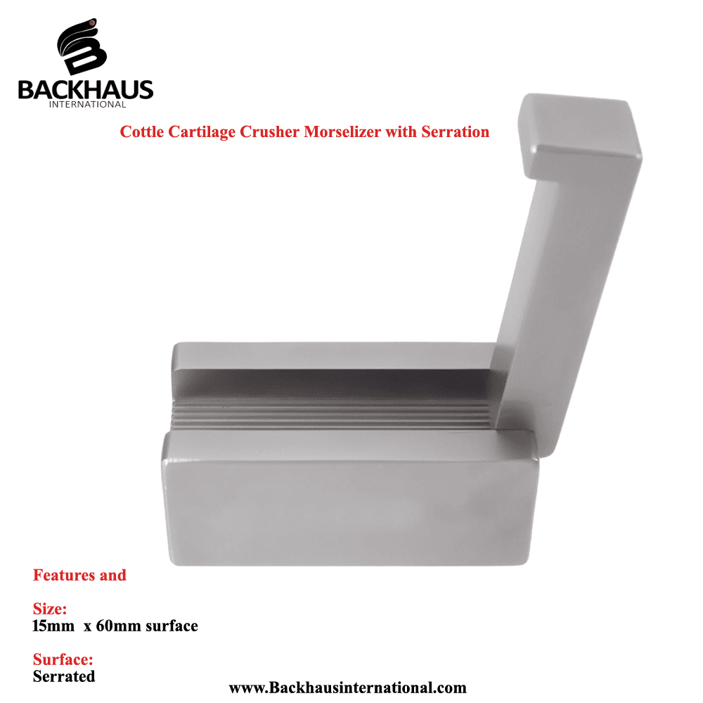 Cottle Cartilage Crusher Morselizer with Serration