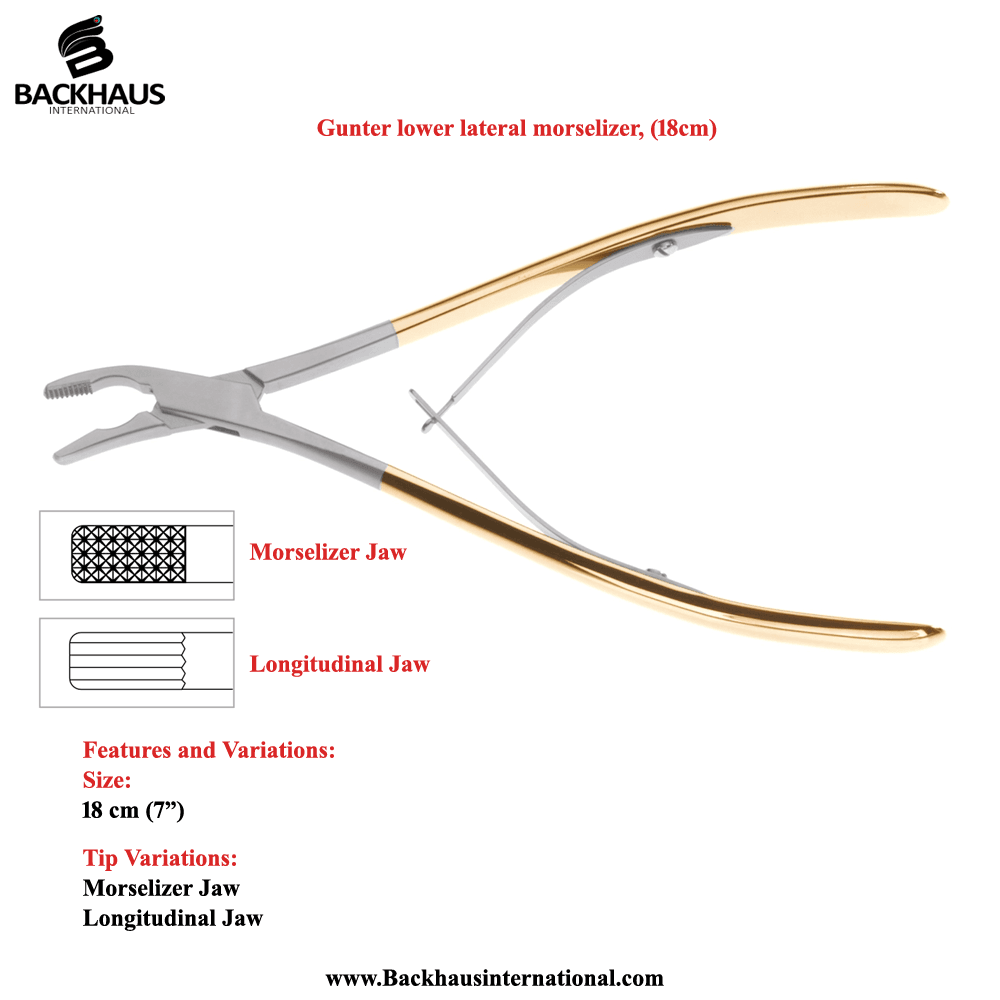 Gunter lower lateral morselizer, (18cm)