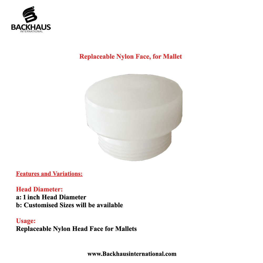 Replaceable Nylon Head Face, for Mallet