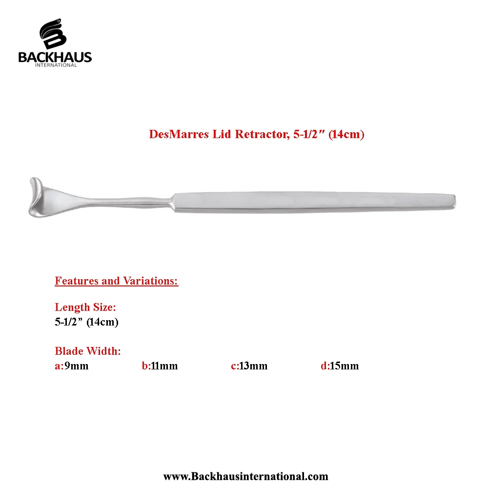DesMarres Lid Retractor, (14cm)