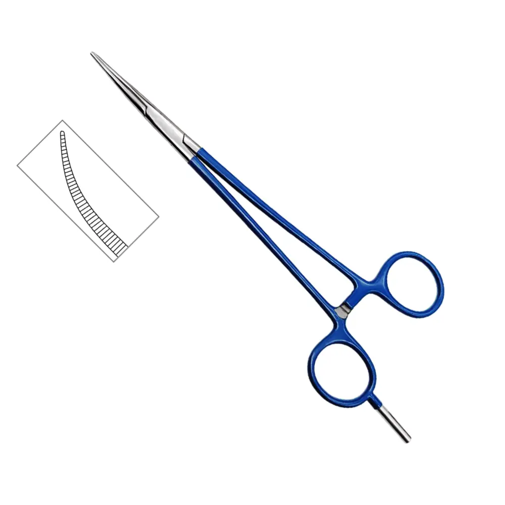 Adson Insulated Monopolar Forceps, (18.5cm), Curved
