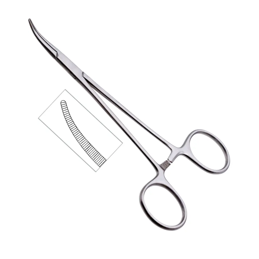Crile Delicate Forceps, (14cm), Curved