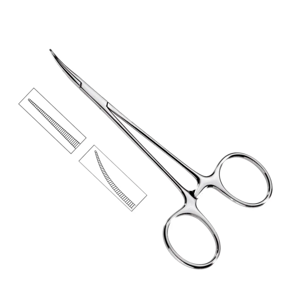 Crile Forceps with Serrated Jaws