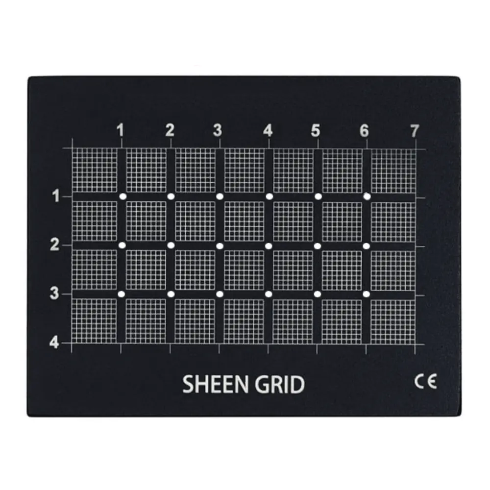 Perforated Sheen Cartilage Grid Aluminium (Black-Coated)