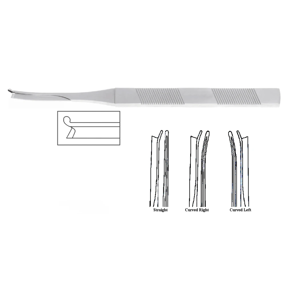 Silver Bone Osteotome with Guard,(18cm)
