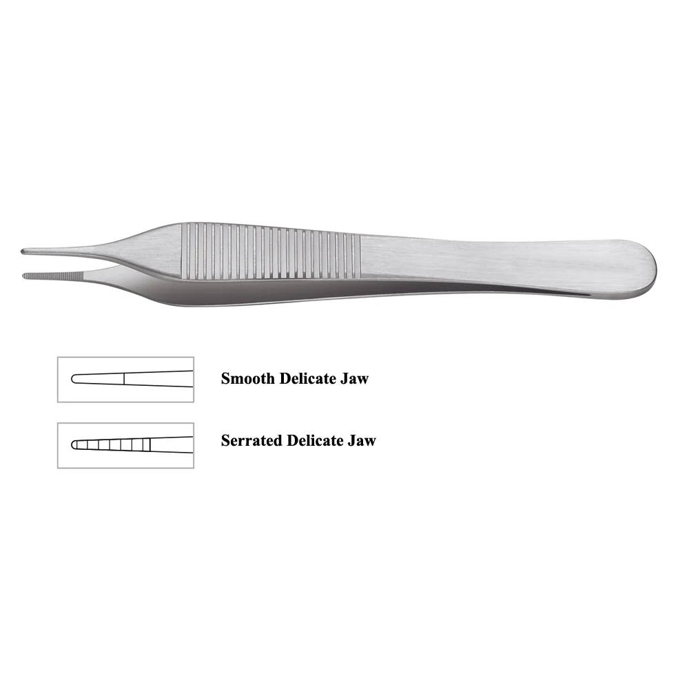 Adson Dressing Forceps, (12cm)