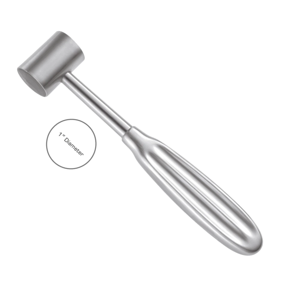 Gerzog Stainless Steel Mallet, (18cm), 14 oz. Head