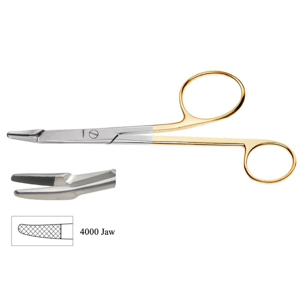 Gillies Needle Holder with Scissors Combination, 16cm, 4000 Jaw