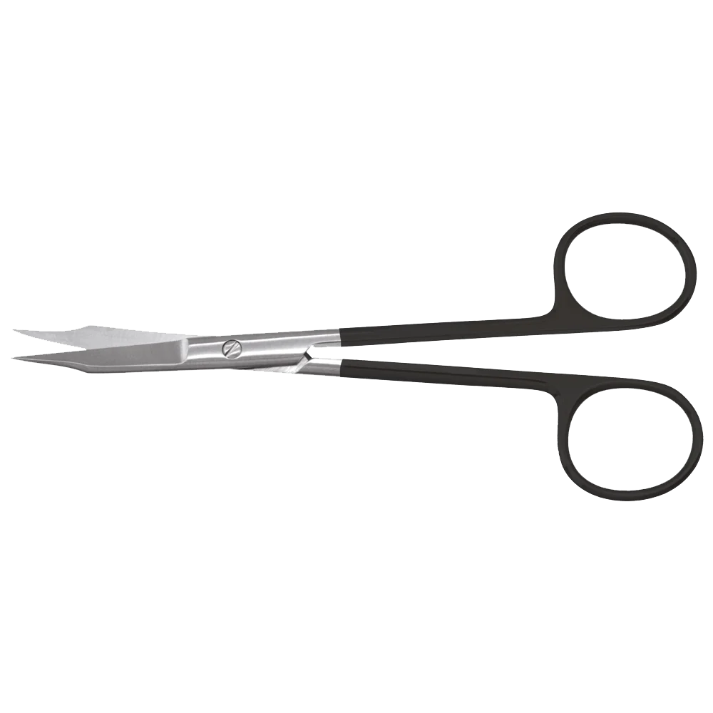 Goldman Fox Serrated Supercut Scissors, (12.5cm), Curved