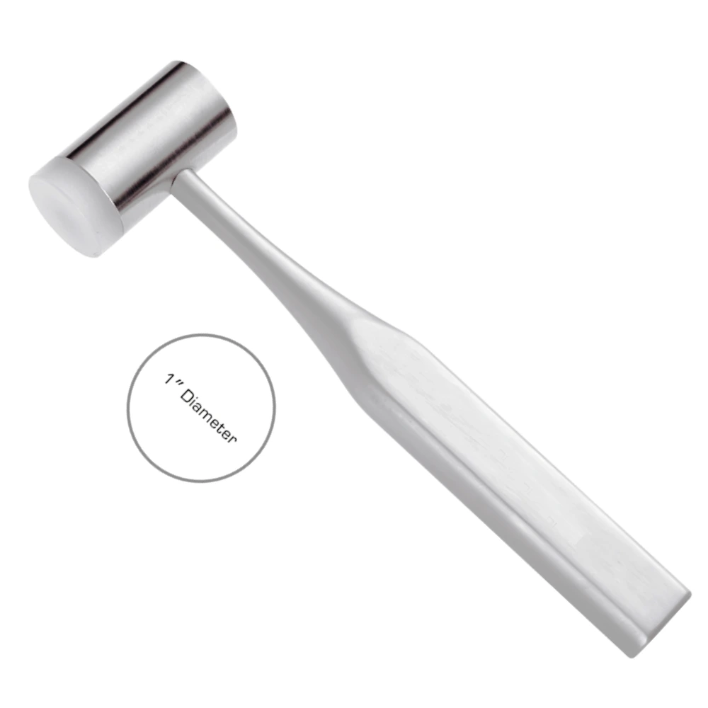 Nylon Head-Stainless Steel Mallet, (18.5cm), 7 oz Head