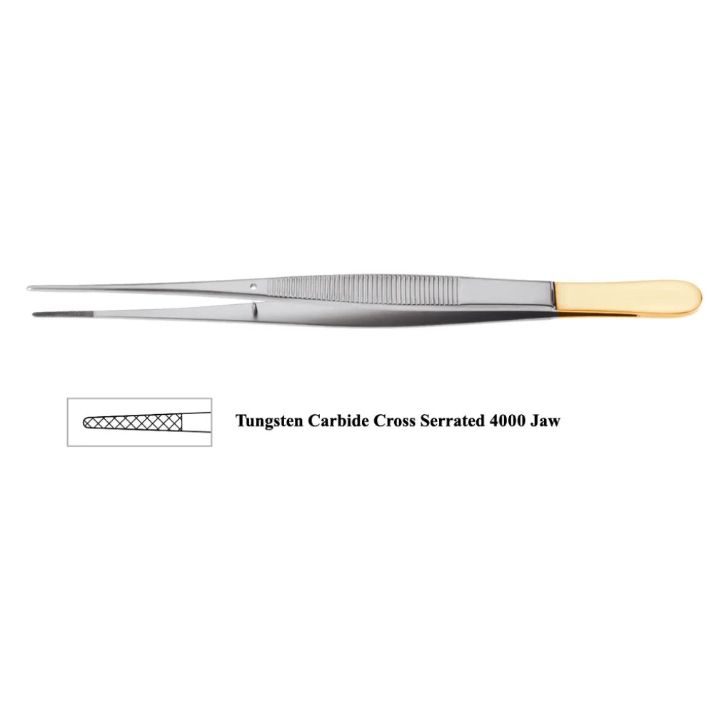 Potts Smith Forceps with Cross Serrated TC Tip 4000 Jaw