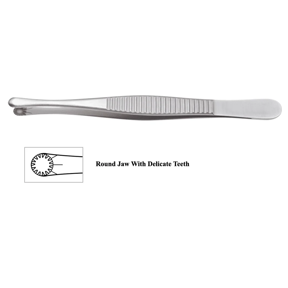 Russian Tissue Forceps, (15cm)
