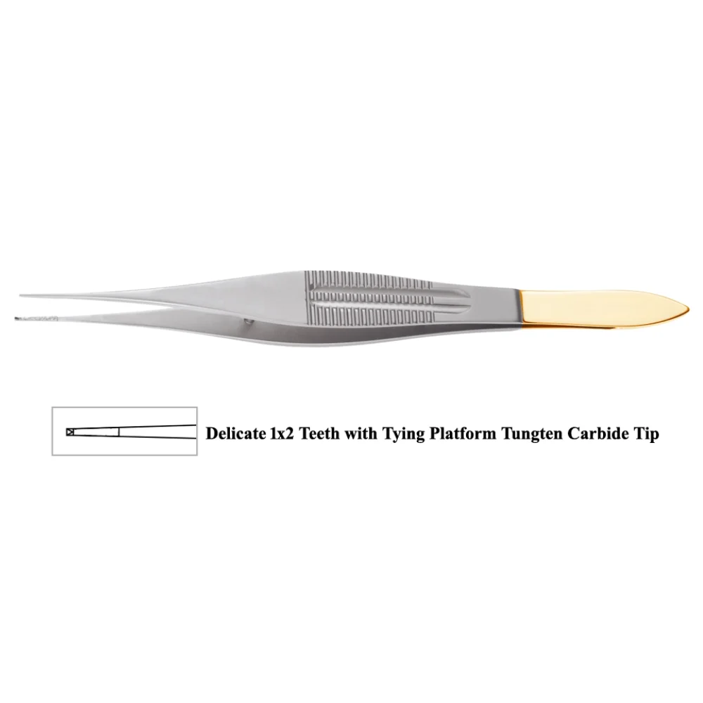 Tebbetts Delicate Tissue Forceps 1×2 Teeth (12cm)