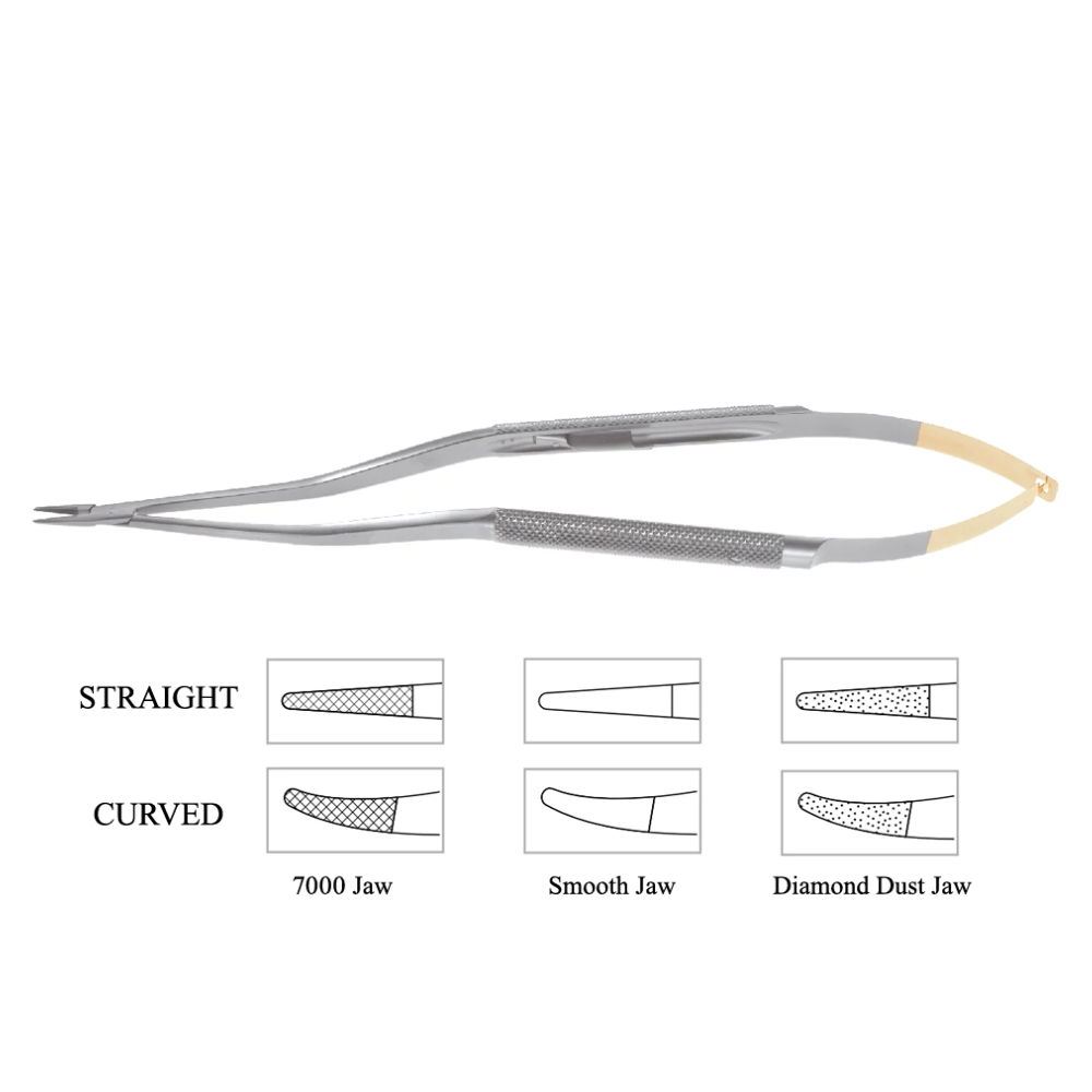 Tebbetts Intranasal Bayonet Needle Holder 20cm