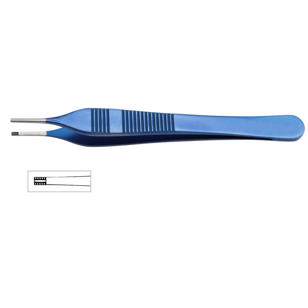 Titanium Brown Adson Forceps, (12cm)