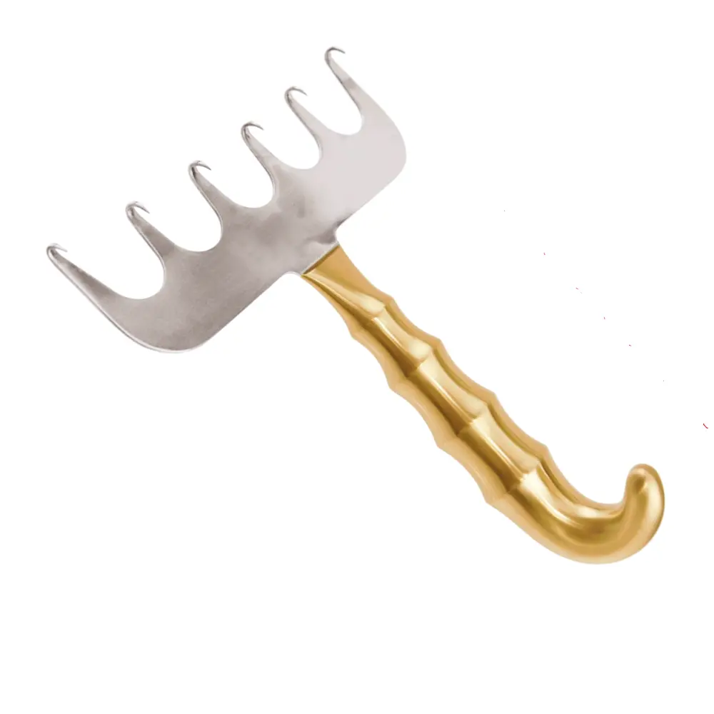 Yancoskie Abdominal Retractor, (19.1cm), (15cm) Wide Blade, 6-Prong